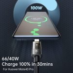 Mcdodo 1.2M Transparent Fast Charging Cable Type-C CA-3150 - Image 3