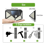 LED Solar Light Wall Lamp JK-100 - Image 5