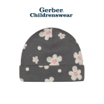 Gerber Baby Girl Leopard Caps 4pcs - Image 4