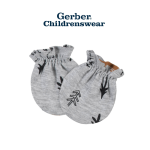 Gerber Baby boy Bear No Scratch Mittens 4pairs - Image 3