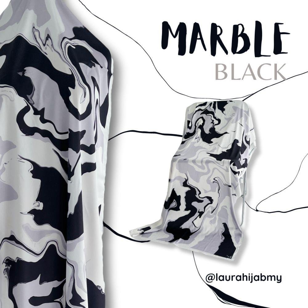 bd99b408c2ec2a4f04f3c78cea3a8d42-1.jpg Laura Hijab Marble Black - Image 1