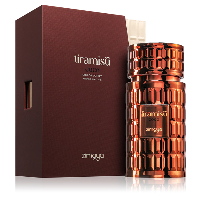 ccb791e4f1edc844a7191ecc5e62850e.png Zimaya Tiramisu Coco (U) EDP 100ML - Image 1