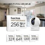 SanDisk MicroSD High Endurance 128GB Video Monitoring UHS-I C10 V30 U3 Memory Card - Image 5