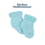 Gerber Princess Wiggle-Proof Terry Bootie Socks 6pairs - Image 2