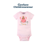 Gerber Princess Short Sleeve Onesies Bodysuits 4pcs - Image 4