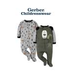 Gerber Bear Sleep ‘N Plays 2pcs