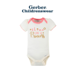 Gerber Baby Girl Princess Outfit Set 4pcs - Image 4