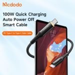 Mcdodo Auto Power Off Type-C to Type-C Data Cable CA-3460 - Image 2