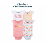 Gerber Fruits Sleeveless Onesies Bodysuits 4pcs - Image 7