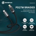 SIKENAI 1M Fast Charging Cable Type-C to Lightning SX-16 - Image 2