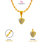 Golden Jaguar Necklace Love 3000 + Gila2