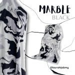 Laura Hijab Marble Black - Image 7