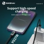 SIKENAI 1M Fast Charging Cable Type-C to Lightning SX-16 - Image 6