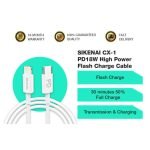 SIKENAI 1M Flash Charging Cable Type-C to Lightning CX-1