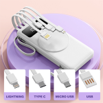 4-in-1 Detachable Fast Charging Powerbank with Wireless Charging – 10000mAh - Image 6