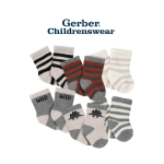 Gerber Dino Wiggle-Proof Jersey Crew Socks 6pcs - Image 9