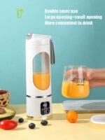 USB Rechargeable Blender with LED Display for Smoothies and Liquid Diets, - Image 4
