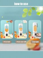 USB Rechargeable Blender with LED Display for Smoothies and Liquid Diets, - Image 3