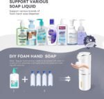 Foaming Soap Dispenser, 10oz/300ml Touchless Automatic Dispenser with Adjustable Volume Control - Image 4