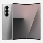 Samsung Galaxy Z Fold7, 512GB AI smartphone, unlocked Android system, AI photo editing, large screen, long battery life, three-year manufacturer's warranty in Malaysia, Silver Shadow color