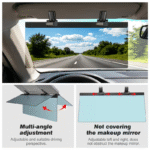 Car Sun Visor Extender, Polarized Dual-Clip Adjustable Sun Visor Extender, Sun Visor Uv400, Anti-Glare, Uv Protection, Anti-Reflective, Universal Large Size, Easy to Install, Car Interior Additions - Image 4