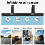 Car Sun Visor Extender, Polarized Dual-Clip Adjustable Sun Visor Extender, Sun Visor Uv400, Anti-Glare, Uv Protection, Anti-Reflective, Universal Large Size, Easy to Install, Car Interior Additions - Image 5